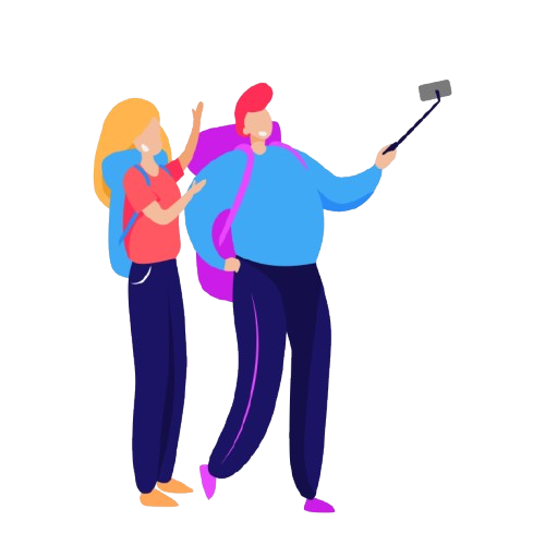 Taking pictures on the street