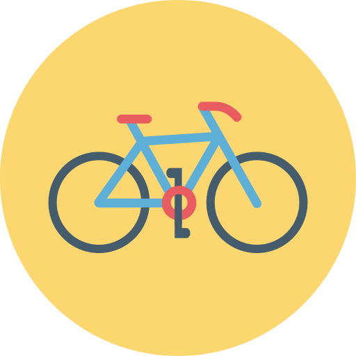 A bicycle icon